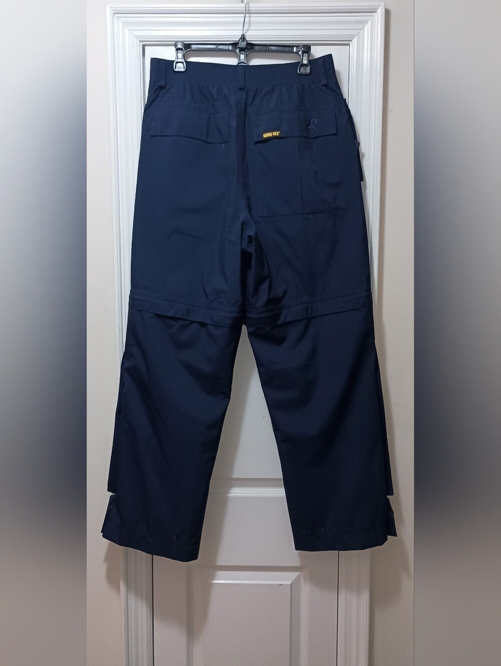Zero Restriction Gor-Tex Men's Navy Convertible Light Weight Pants Medium